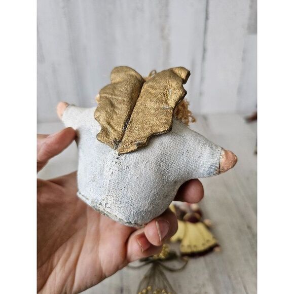 Angel vintage set magnet ornament tree wire ornament angel - Picture 5 of 10